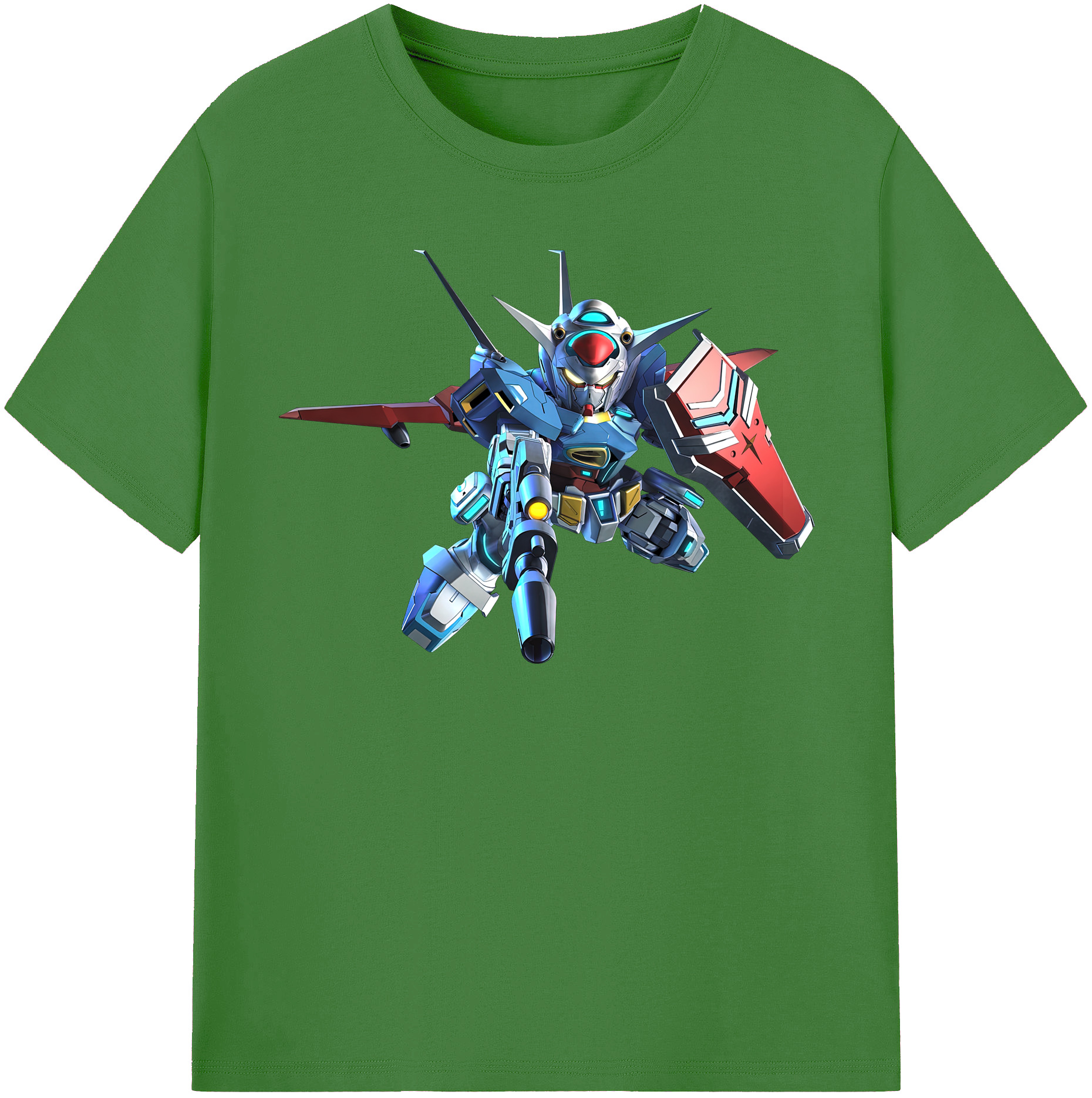 （画像用） 機動戦士ガンダム Mobile Suit Gundam レディースカジュアルプリントTシャツ（綿100％）